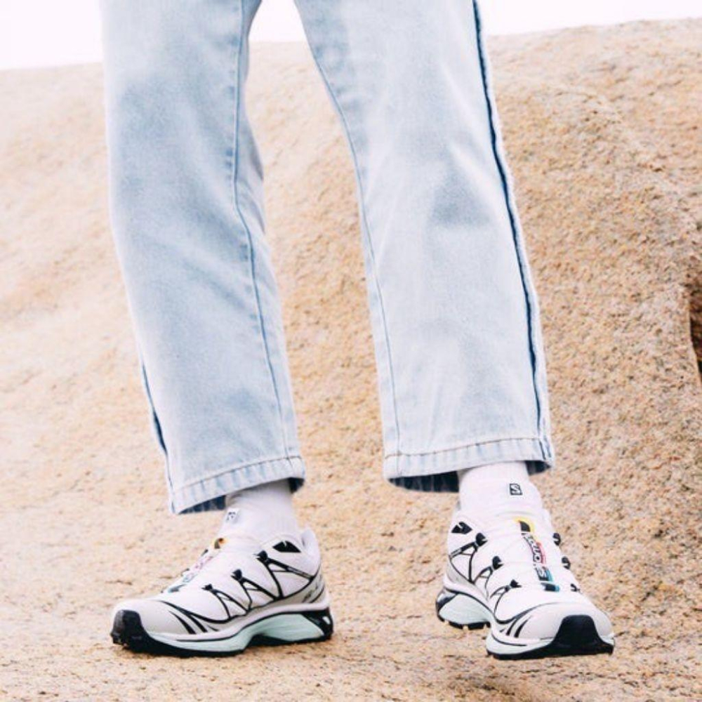 Salo XT-6 越野登山鞋哈士奇 L41317300 白黑色｜白色｜黑色｜薄荷綠｜網眼布鞋面｜防潑水-細節圖9