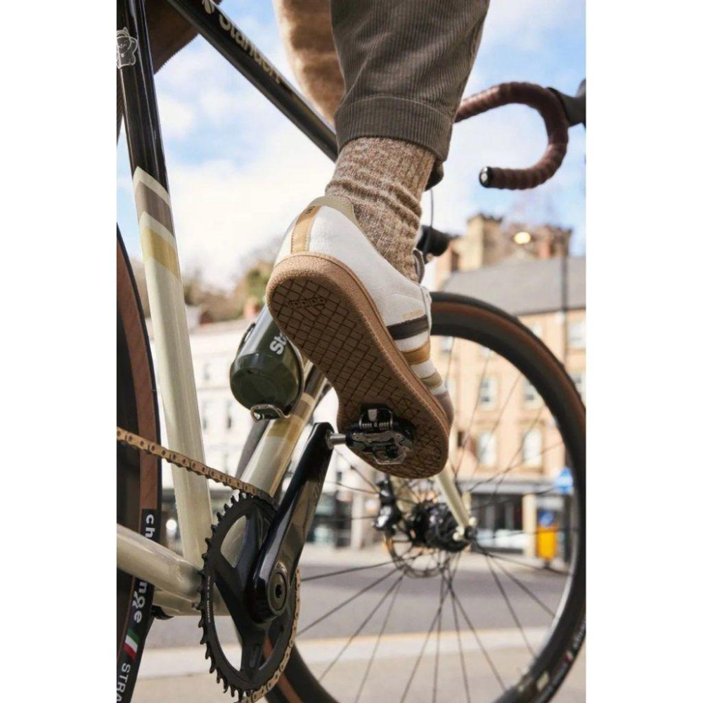 adi Velosamba聯名款自行車卡扣鞋 x END “Social Cycling” 聯名款休閒鞋 焦糖棕色-細節圖5