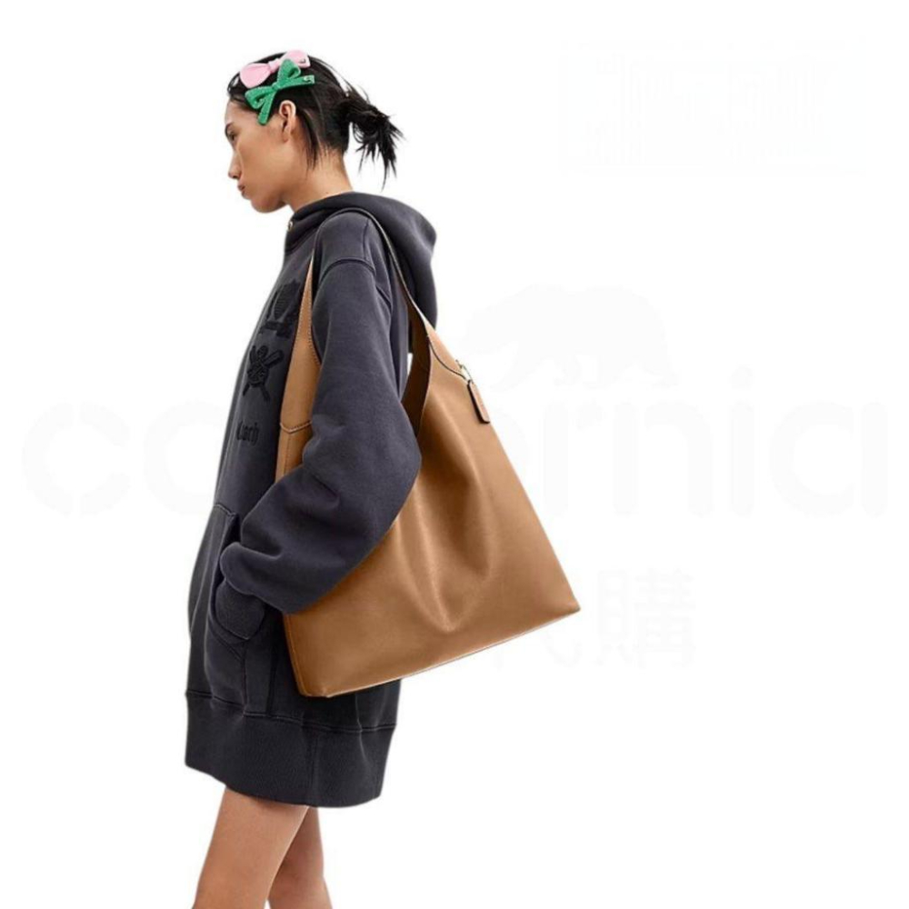 Co Brooklyn 39 Honey Brown布魯克林 單肩手袋｜單肩包｜手提包｜Hobo流浪漢包-細節圖5