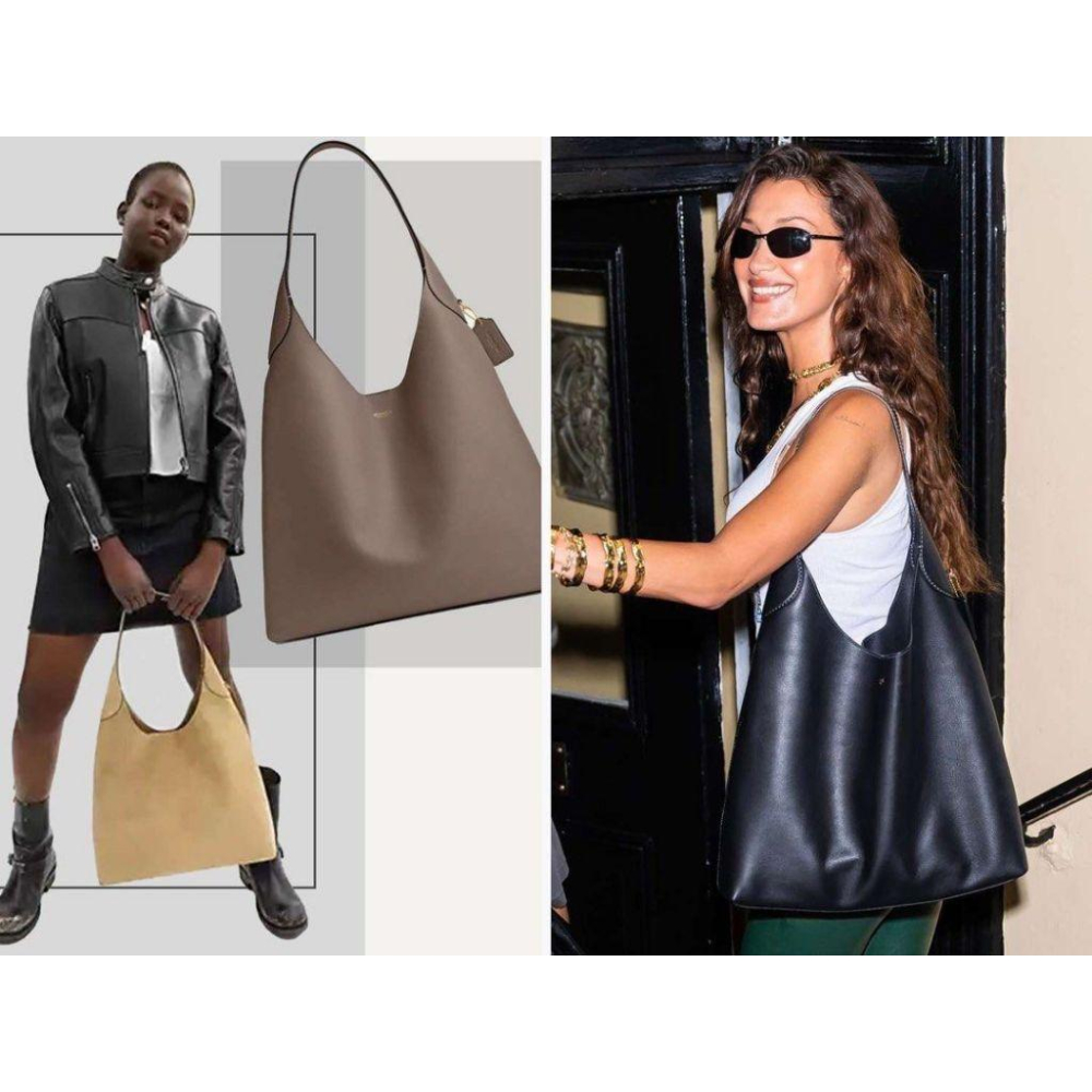 Co Brooklyn 39 Honey Brown布魯克林 單肩手袋｜單肩包｜手提包｜Hobo流浪漢包-細節圖9