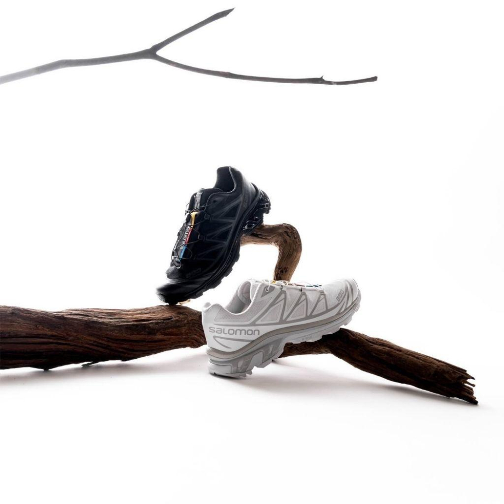 Salo XT-6 越野登山鞋 L41252900 白灰色｜月岩灰｜白色｜網眼布鞋面｜防潑水｜運動鞋 男女通用款鞋-細節圖5