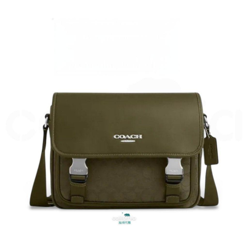 Co Racer 經典Logo郵差包/單肩包/斜背包 丹寧色/深丹寧色/藍色/軍綠色-細節圖3