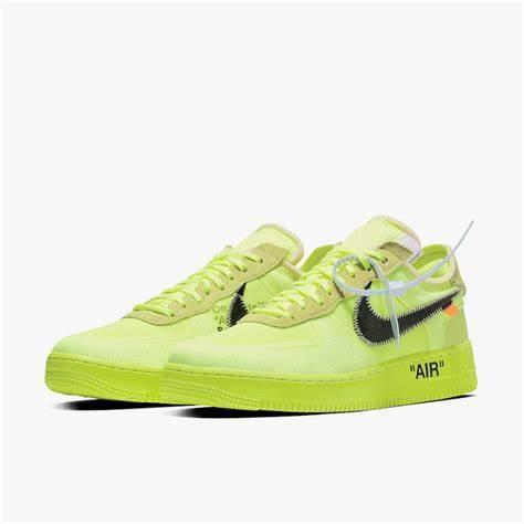 NK Air Force 1 Low Off-White Volt-細節圖2