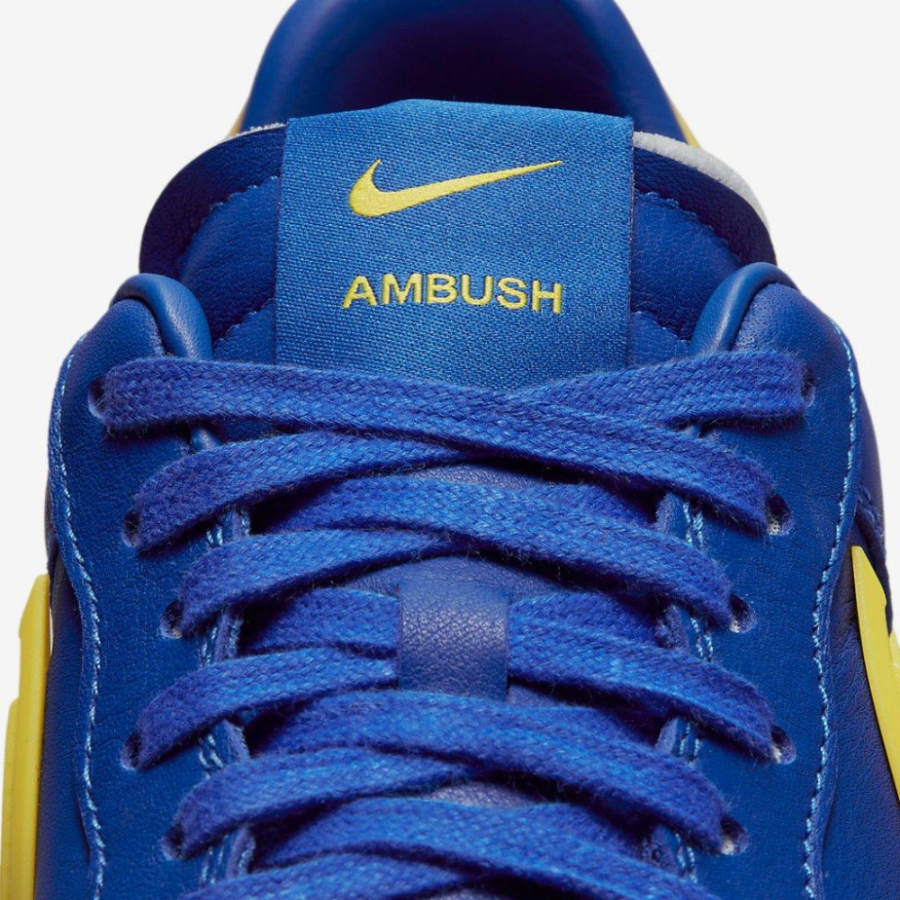 Ambush X Air Force 1 Low ＂ Game Royal Vivid Sulfur ＂ 聯名款 藍黃-細節圖3