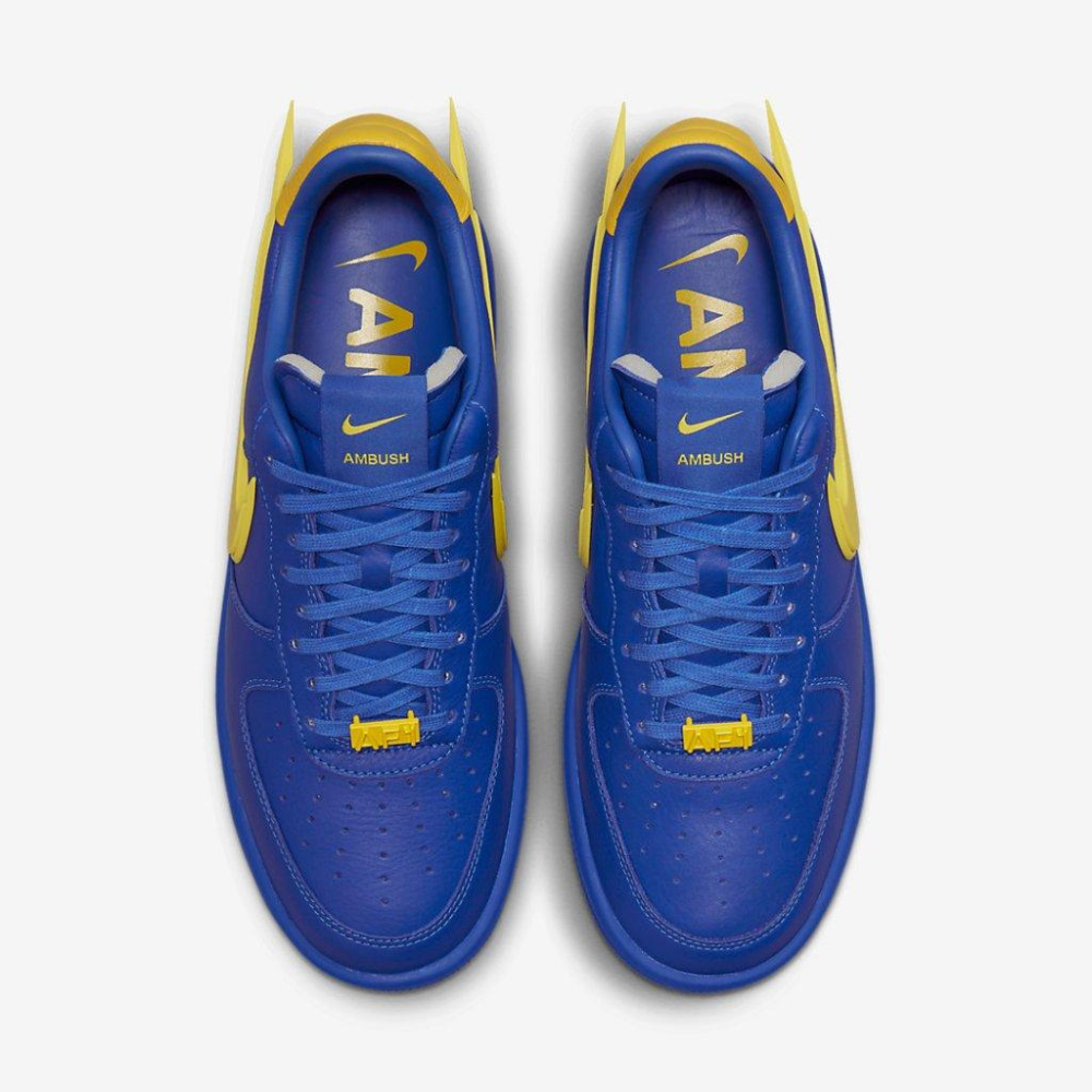 Ambush X Air Force 1 Low ＂ Game Royal Vivid Sulfur ＂ 聯名款 藍黃-細節圖4