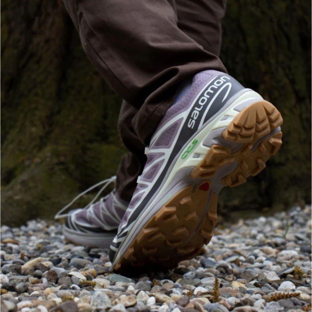 Salo XT-6 越野登山鞋 芋紫色｜紫灰色｜白色｜深灰色｜網眼布鞋面｜運動鞋 男女通用款鞋-細節圖3