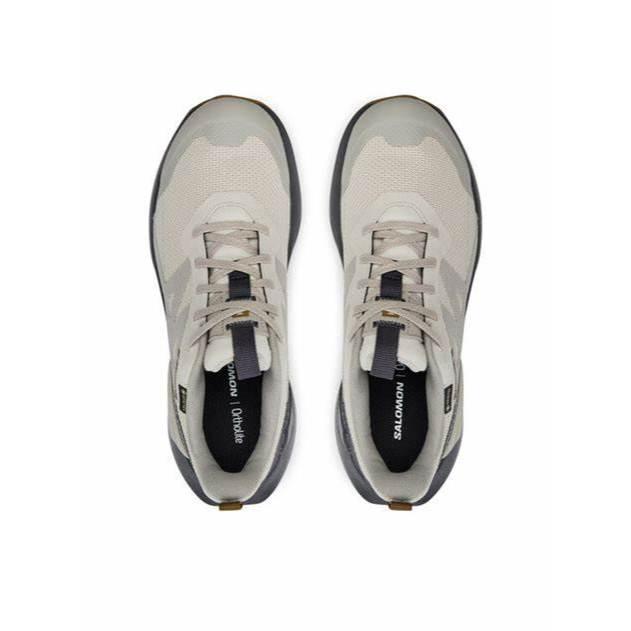 Salo 女 ELIXIR ACTIV Goretex 低筒登山鞋 銀雲/黑灰/棕-細節圖5