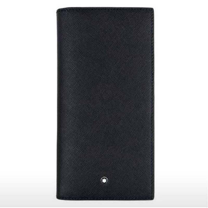 萬寶龍 Sartorial匠心系列 牛皮十字紋卡片式長夾-細節圖3