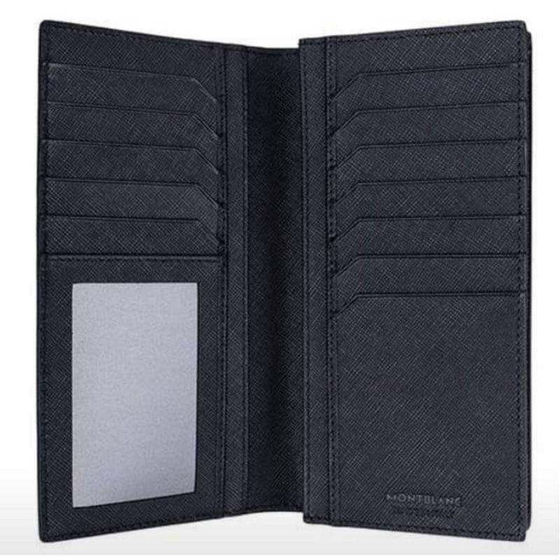 萬寶龍 Sartorial匠心系列 牛皮十字紋卡片式長夾-細節圖4