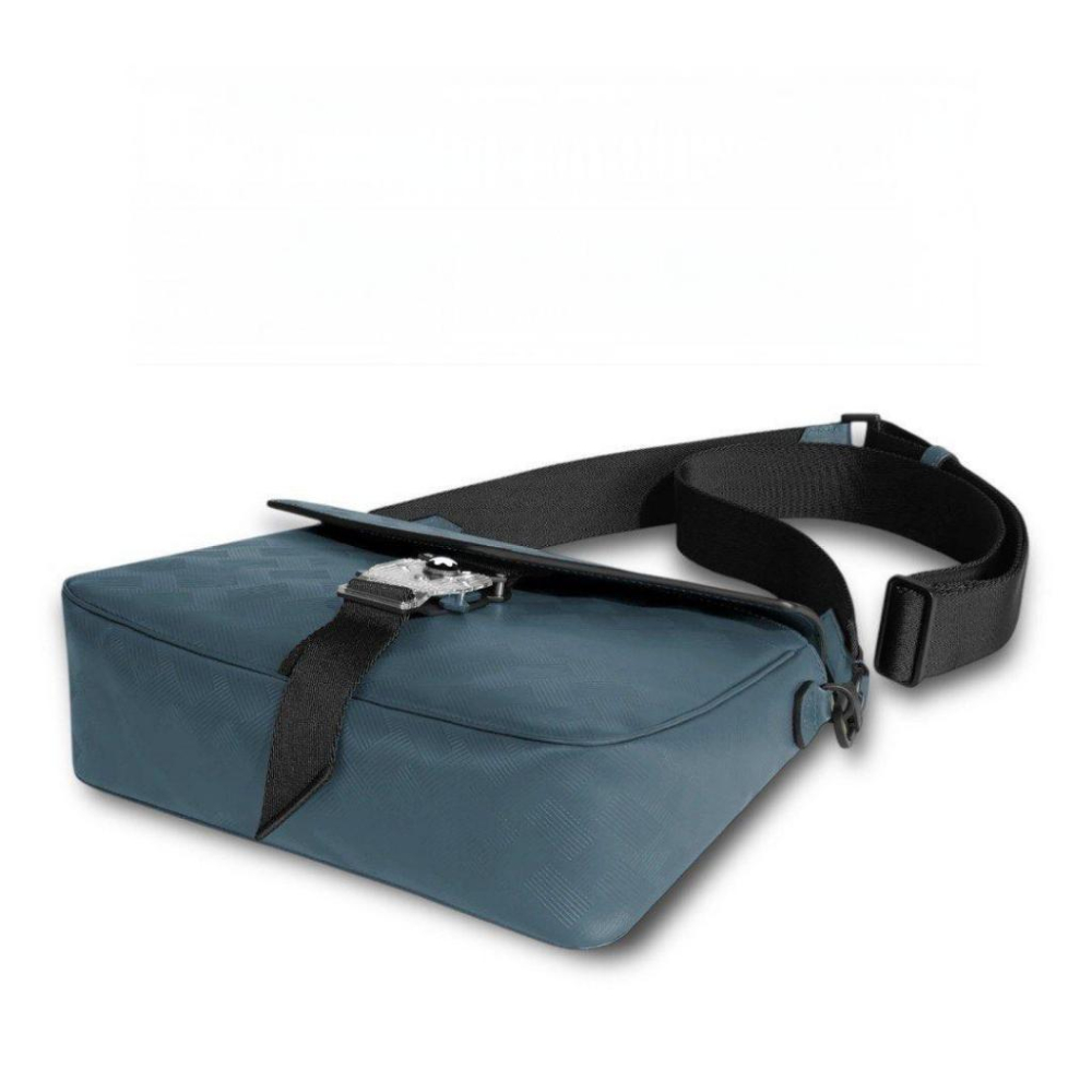 萬寶龍EXTREME 風尚系列 3.0 袖珍型信封包，設有 M LOCK 4810 鎖扣 |牛皮｜斜背包｜公事包-細節圖3