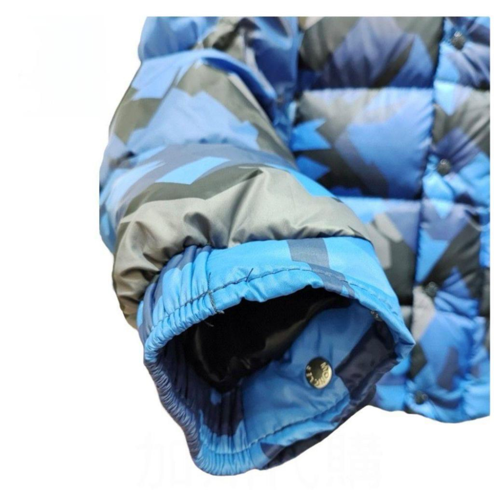 蒙口Mosa短版袖小標小徽章羽絨外套｜帽可拆｜防風｜外套｜迷彩｜法國品牌｜男款｜-細節圖8