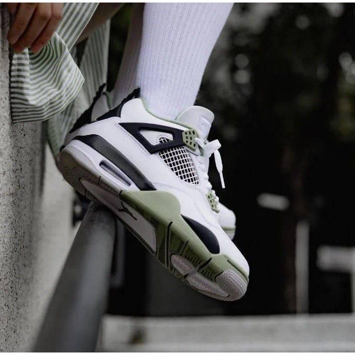 AJ 4 “Oil Green” 油綠色/酪梨綠 DR5415-103 男女通用鞋款-細節圖4
