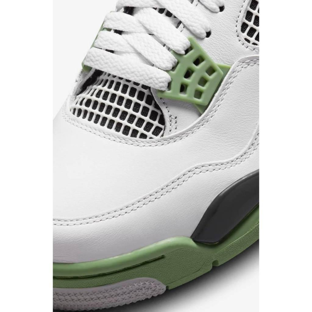 AJ 4 “Oil Green” 油綠色/酪梨綠 DR5415-103 男女通用鞋款-細節圖9