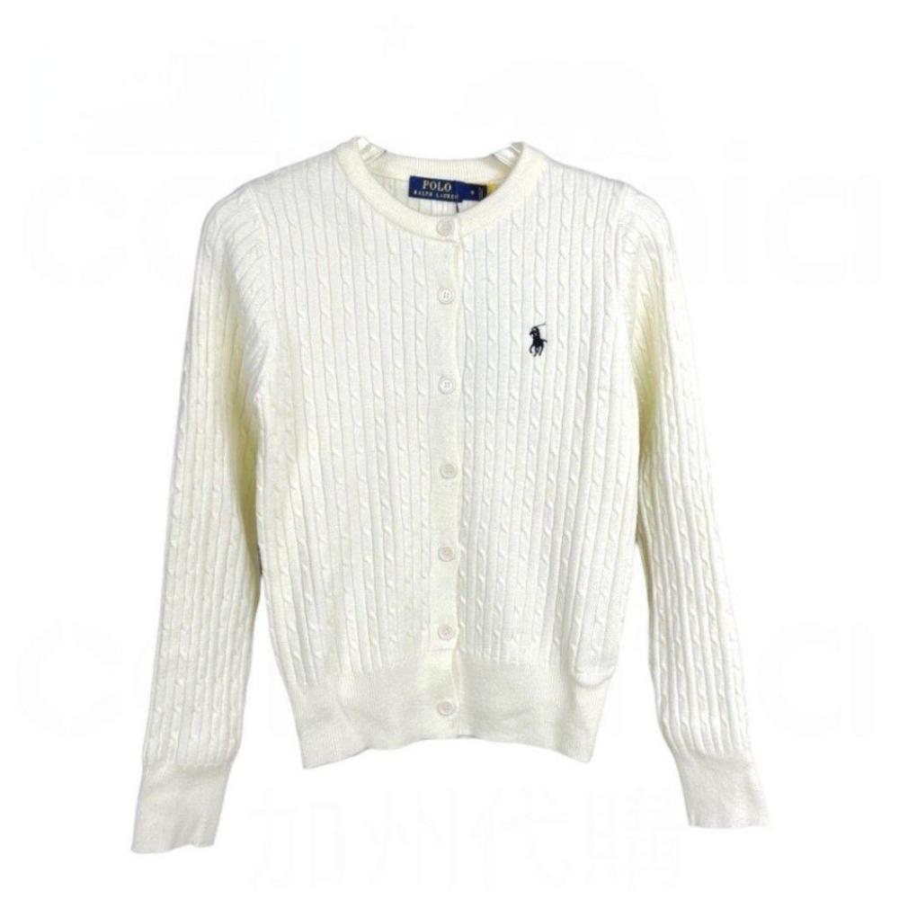 RL Women’s 針織小外套 黑色/杏色/灰色/粉色/白色-細節圖4