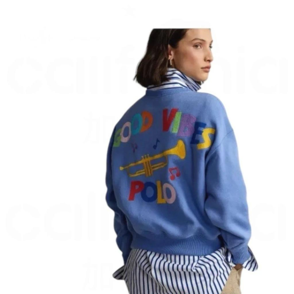 🇺🇸RL Polo  Women’s Bear Logo Sweatshirt 女款長袖/毛圈連帽大學T/運動衫-細節圖4