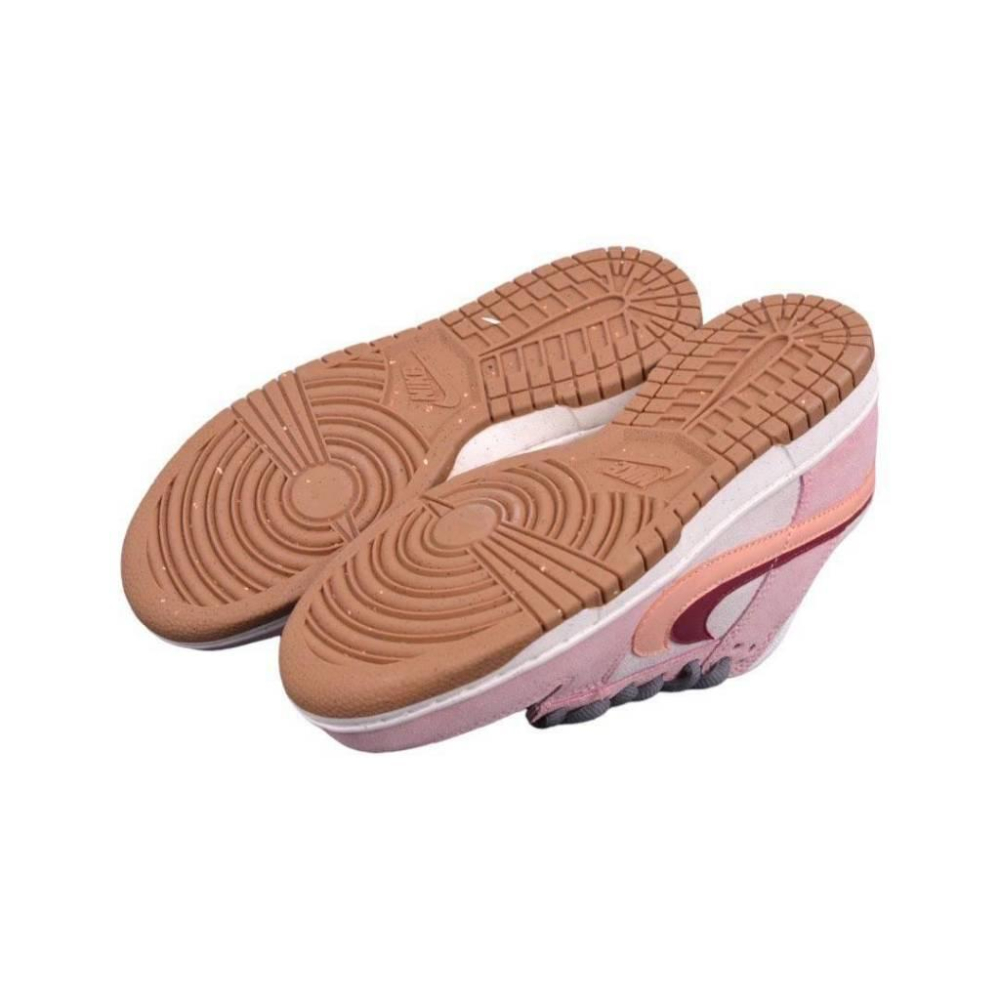 👟 Dunk Low SE 85 雙勾/粉白/椰奶粉深灰 DO9457-120 女款鞋-細節圖5