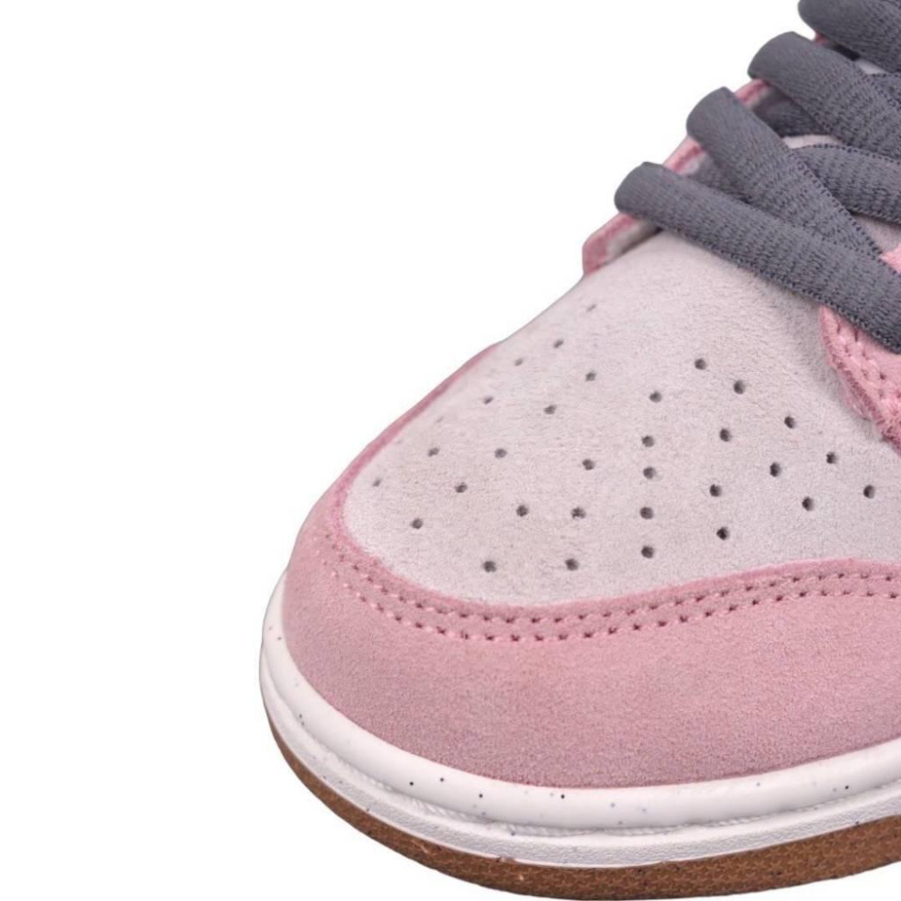 👟 Dunk Low SE 85 雙勾/粉白/椰奶粉深灰 DO9457-120 女款鞋-細節圖9