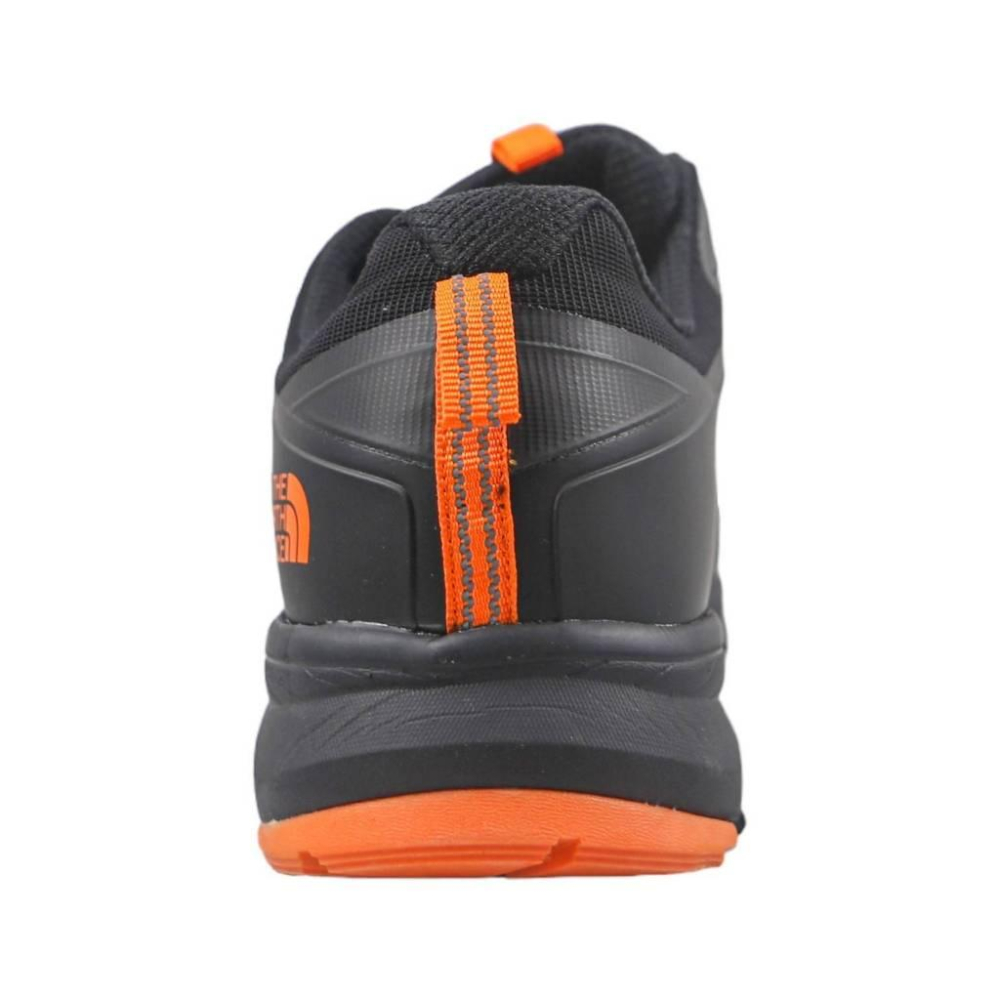 TNF Gore-Tex x Vibram黃金大底防水塗佈戶外機能鞋 黑橘色 抓地耐磨輕便休閒鞋-細節圖6