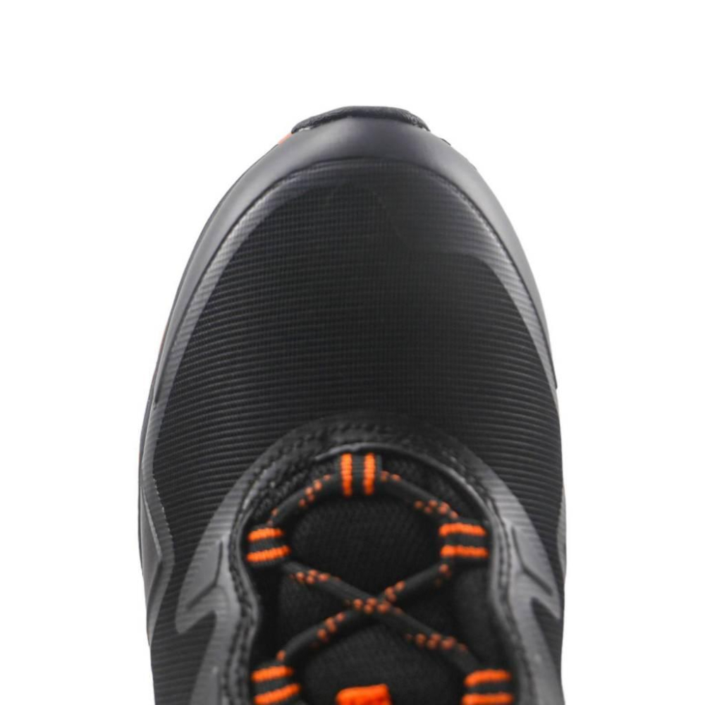 TNF Gore-Tex x Vibram黃金大底防水塗佈戶外機能鞋 黑橘色 抓地耐磨輕便休閒鞋-細節圖7