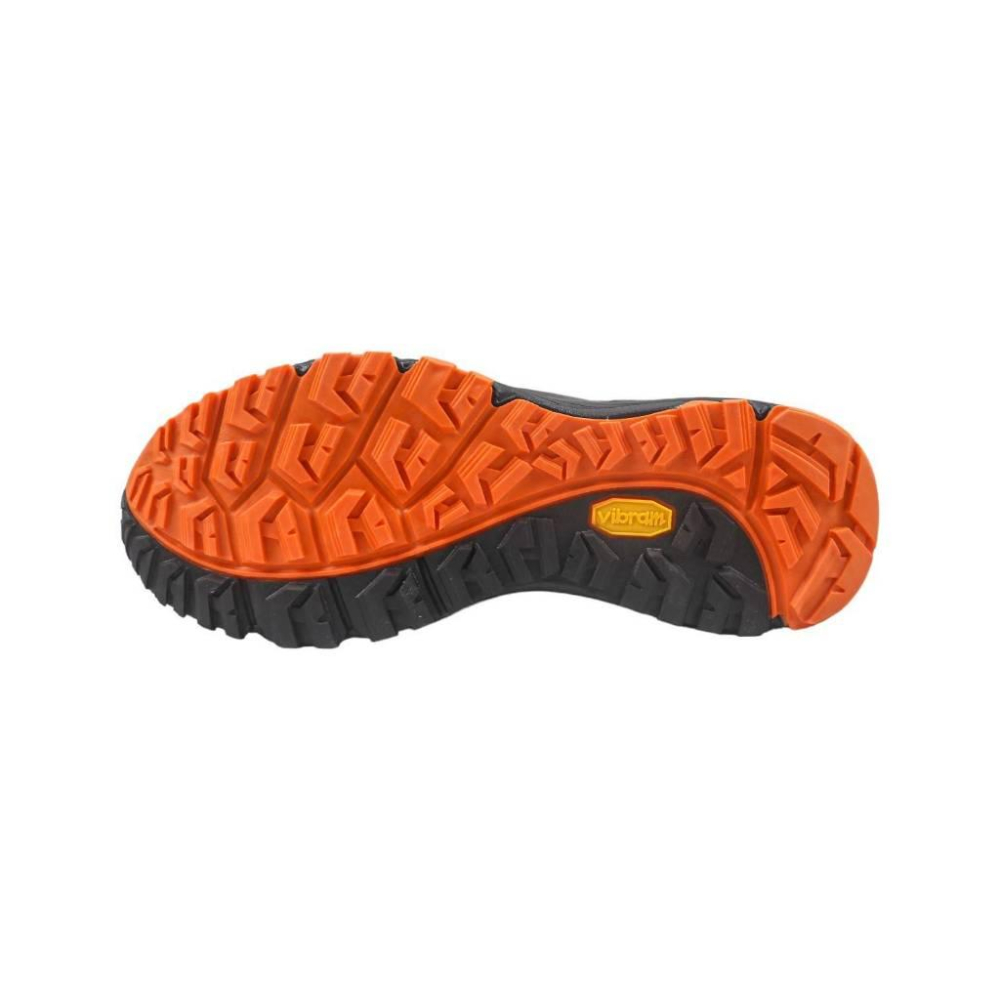 TNF Gore-Tex x Vibram黃金大底防水塗佈戶外機能鞋 黑橘色 抓地耐磨輕便休閒鞋-細節圖9