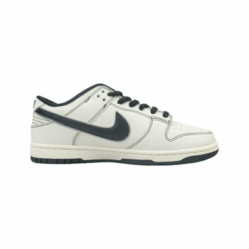 Dunk Low x Supreme 聯名款 白底黑勾/白黑 男女通用款鞋 RM2308-237-細節圖6