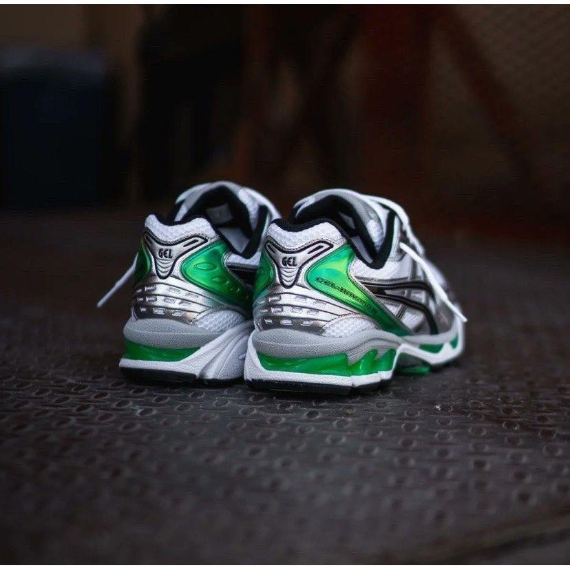 asi GEL-KAYANO 14休閒鞋｜運動鞋｜GK14｜白銀綠色｜白色｜銀色｜綠色｜黑色｜皮革｜網眼｜男女通用鞋款-細節圖6