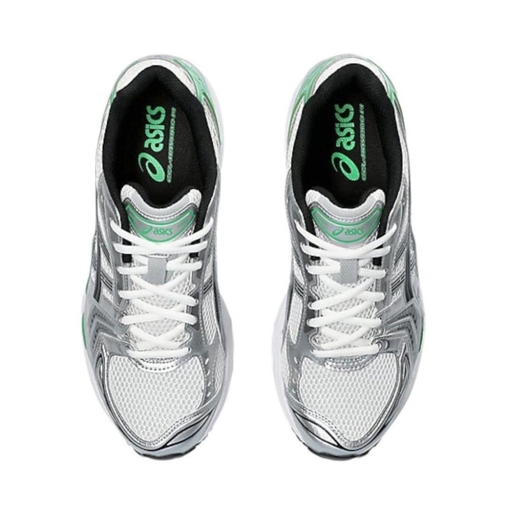 asi GEL-KAYANO 14休閒鞋｜運動鞋｜GK14｜白銀綠色｜白色｜銀色｜綠色｜黑色｜皮革｜網眼｜男女通用鞋款-細節圖7
