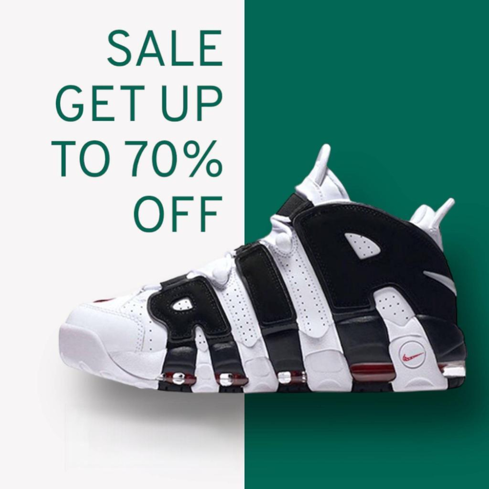NK Factory Store Air More Uptempo 🏀皮朋籃球鞋 特惠折扣 男女通用款鞋-細節圖5