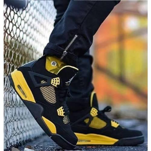 Air Jordan 4 “Thunder” 黑黃色 DH6927-017 男鞋款-細節圖8