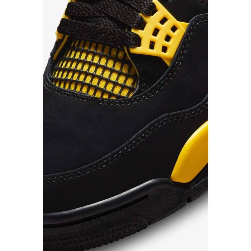 Air Jordan 4 “Thunder” 黑黃色 DH6927-017 男鞋款-細節圖9