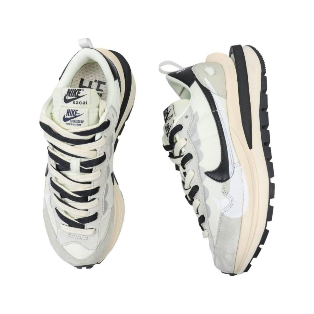 NKx sacai 3.0 Vapor Waffle “Black Swoosh”解構 雙勾聯名跑鞋 男女通用款式-細節圖5