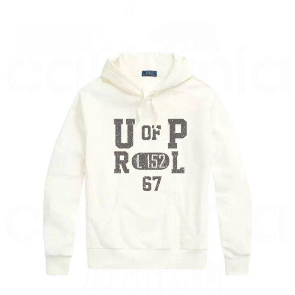 Men’s Logo Sweatshirt 男款RL、Polo字母圖T｜長袖｜毛巾毛圈｜連帽式運動衫-細節圖2