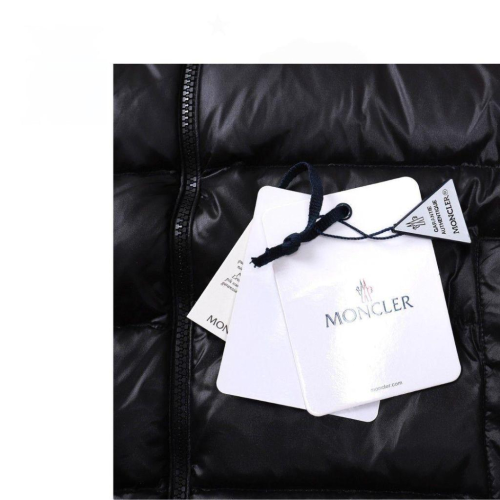 蒙口 袖大M字羽絨連帽外套｜防風｜外套｜黑色｜法國品牌｜男女通用款式-細節圖6