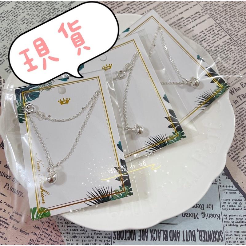 （啦啦小姐）純銀小蘋果項鍊，925純銀項鍊，平平安安，氣質可愛-細節圖2
