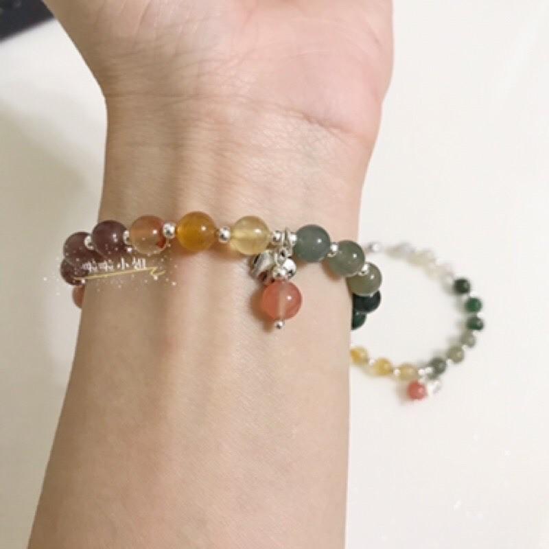 （啦啦小姐）鹽源瑪瑙，天然石，糖果手鍊，925純銀，大象設計手鍊-細節圖3