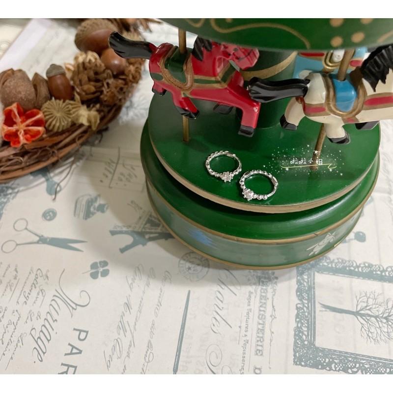 （啦啦小姐）925純銀耳環，韓系耳環，扣式圈圈耳環，鋯石耳環，整體純銀，不過敏-細節圖3