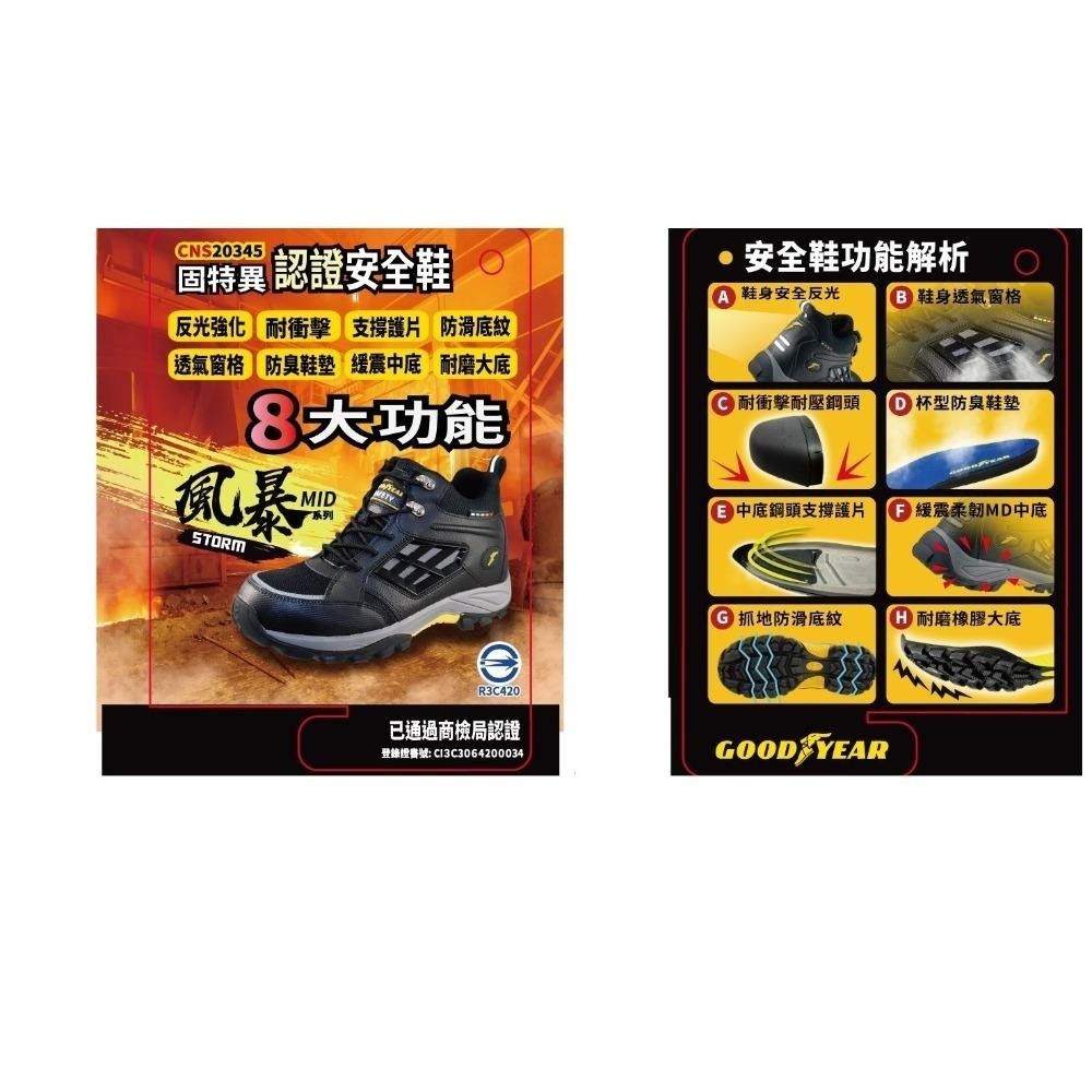 GA男認證安全工作鞋(高筒)_黑-細節圖2