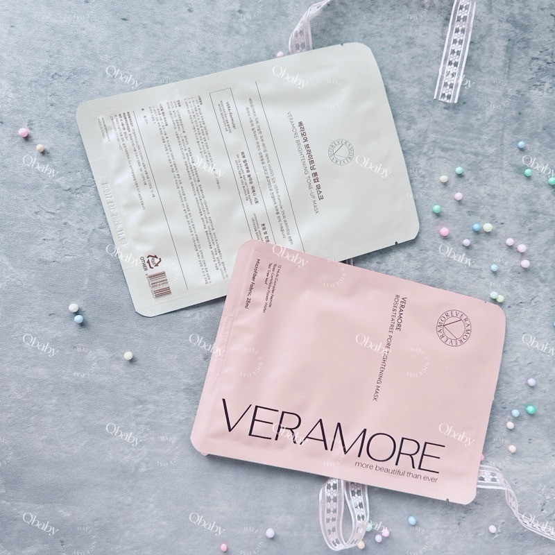 🔥韓國🔥 veramore 12胜肽玫瑰面膜 皮膚管理專用面膜 大馬士革玫瑰茶樹胜肽緊緻舒緩面膜 保濕 透亮-細節圖2