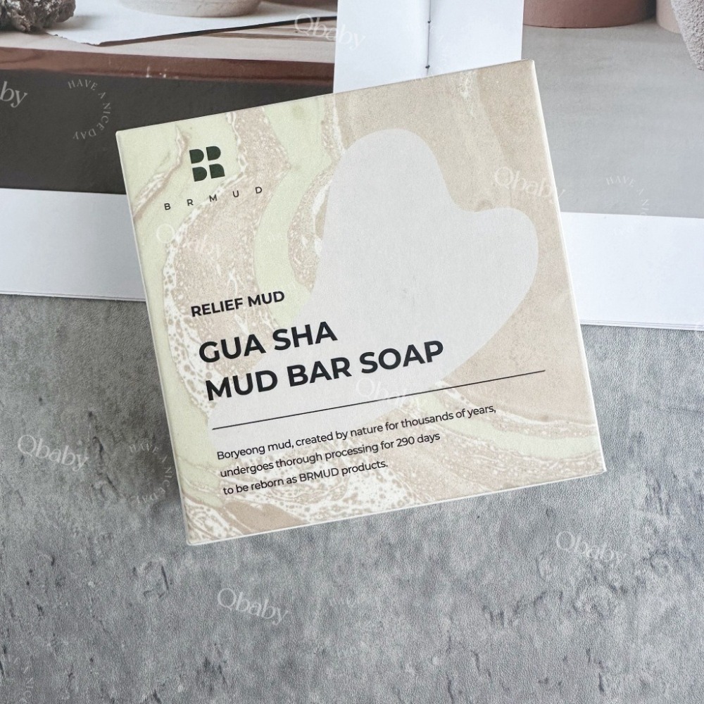 BRMUD 保寧泥 泥漿刮痧按摩皂 香皂 清潔皂 淋巴按摩 100G 按摩皂 刮痧皂 香皂-細節圖2