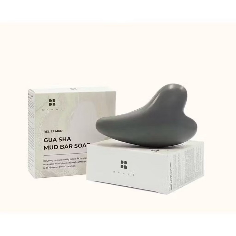 BRMUD 保寧泥 泥漿刮痧按摩皂 香皂 清潔皂 淋巴按摩 100G 按摩皂 刮痧皂 香皂-規格圖2