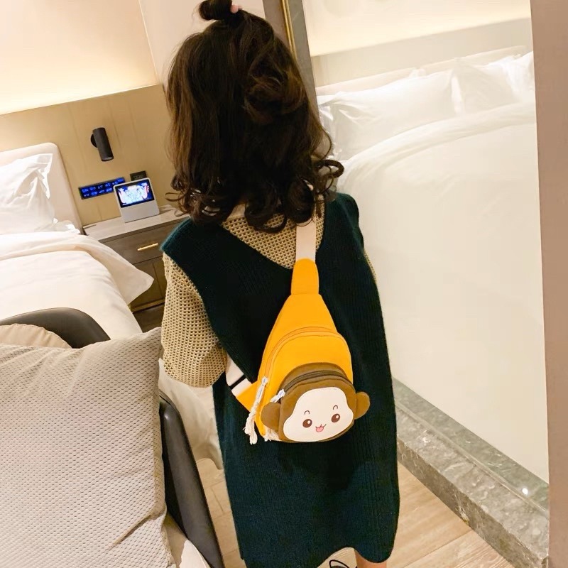 兒童韓版胸包 腰包 斜背 包包 小孩 男女童 戶外 斜背包 小背包 後背包 旅行背包 小背袋 小書包-細節圖2