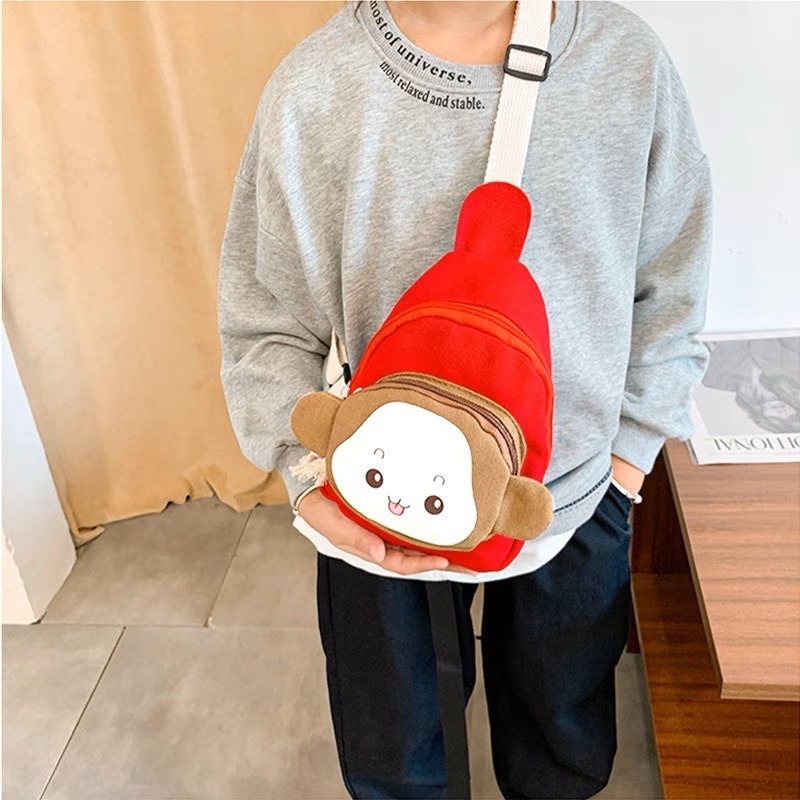 兒童韓版胸包 腰包 斜背 包包 小孩 男女童 戶外 斜背包 小背包 後背包 旅行背包 小背袋 小書包-細節圖4