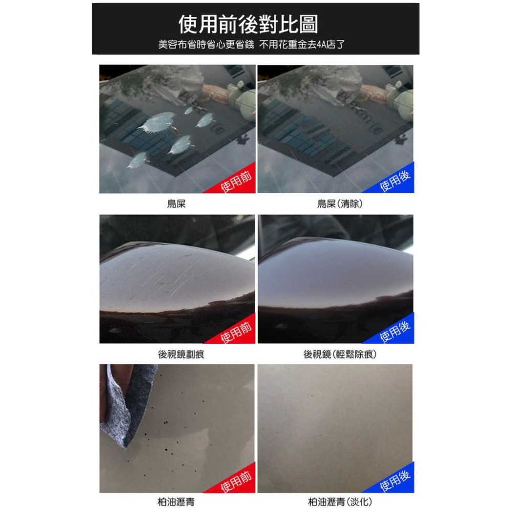 【現貨 快速出貨！奈米技技 劃痕修復】車漆刮痕修復神奇修復抹布 刮痕修復布 車載刮傷修復神器 去污奈米布 車漆拋光-細節圖8