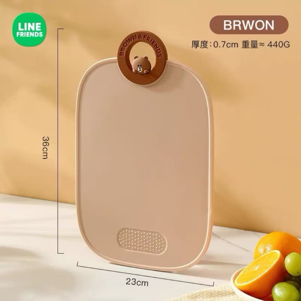 LINE FRIENDS PP菜板食品級砧板多功能可懸掛案板切菜板-規格圖8