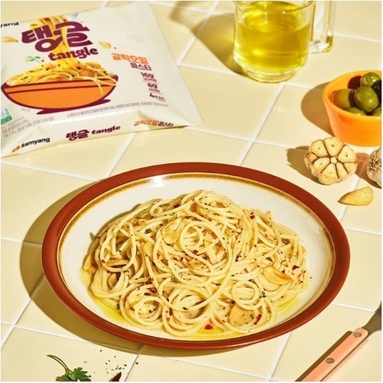 ☆CC＇s room☆ 🇰🇷韓國三養義大利麵 番茄/奶油蘑菇/橄欖油香蒜口味-細節圖5