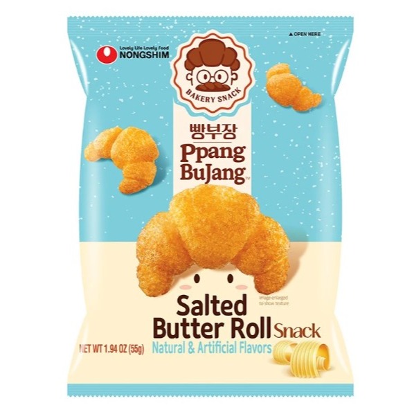 🇰🇷韓國農心牛角麵包餅乾 鹹奶油口味/巧克力口味/抹茶口味-規格圖4