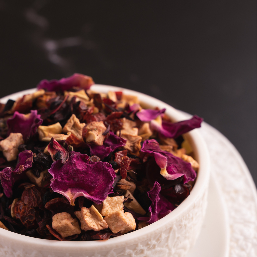 【花鹿水】夢幻人生花果茶(無咖啡因，70、200g) 茶葉-FANGS方氏 花草茶-細節圖2