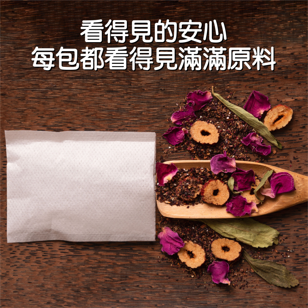 【花鹿水】美美茶(紅棗玫瑰花果茶，無咖啡因，7、15包入）養身茶茶包-細節圖3
