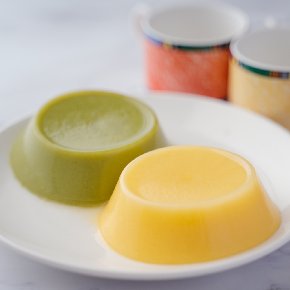 【花鹿水】抹茶布丁粉(蛋奶素，200、800g。加水製作，簡單方便)-FANGS方氏 凍粉系列-細節圖3