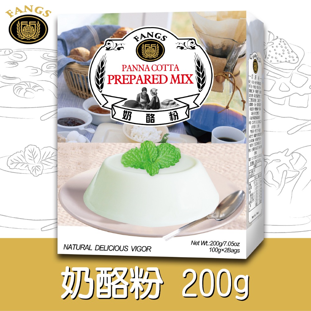 【花鹿水】奶酪粉(蛋奶素，200、800g)-FANGS方氏 預拌粉系列-規格圖4